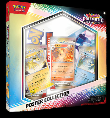 Pokemon TCG: Scarlet & Violet - Prismatic Evolutions Poster Collection