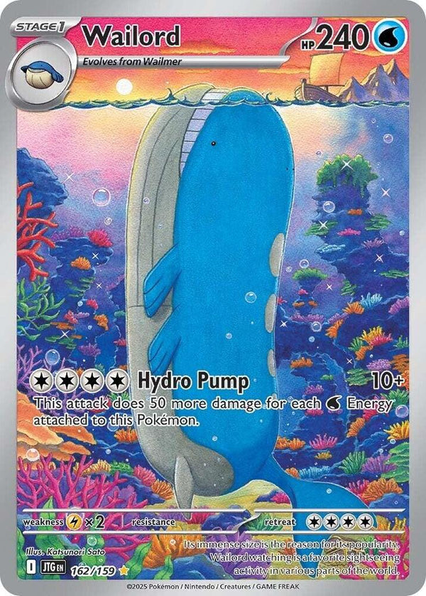 Wailord - 162/159 SV09: Journey Together Illustration Rare