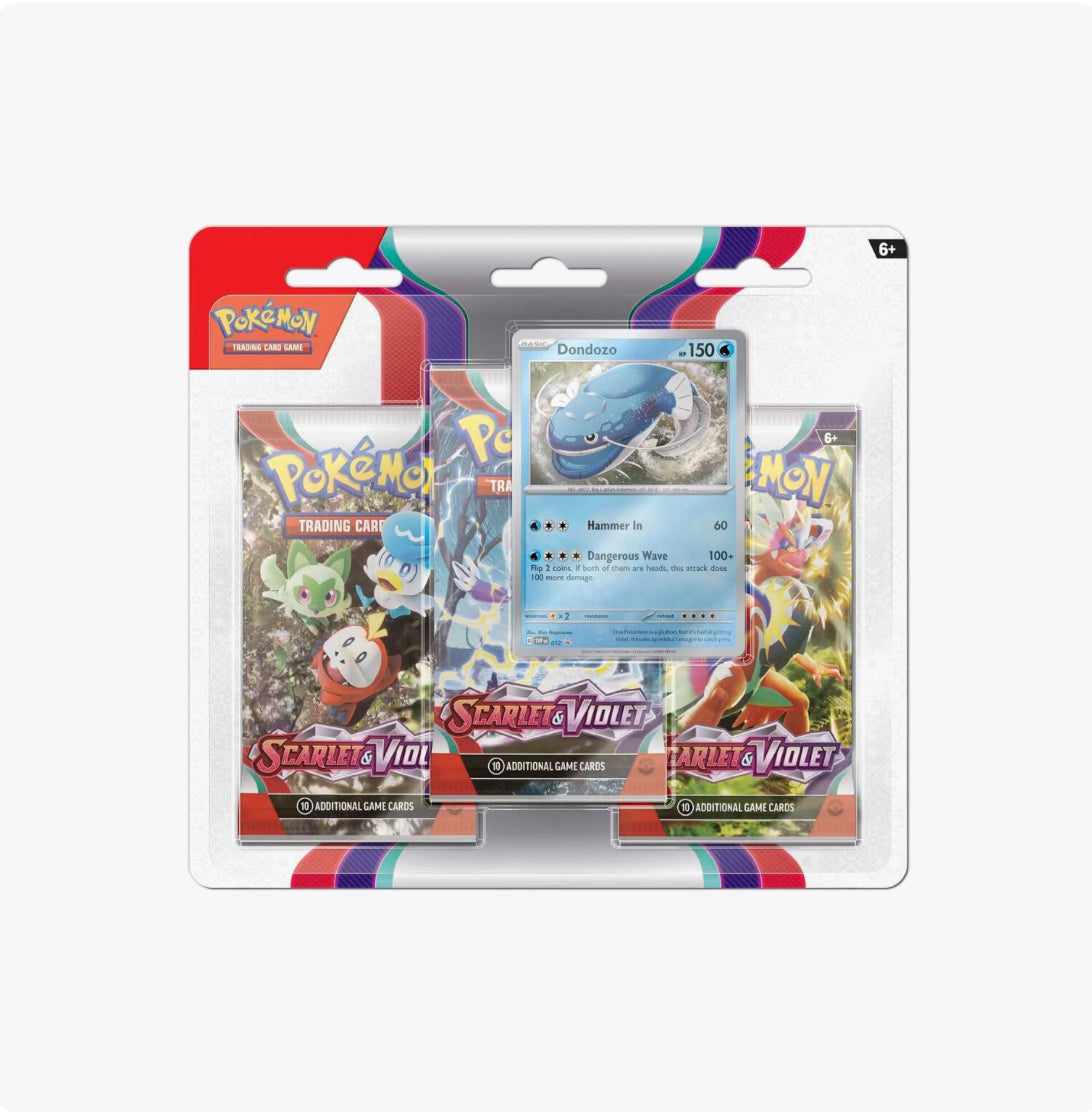 Pokémon TCG: Scarlet & Violet 3-Pack Blister – Base Set (random variant)