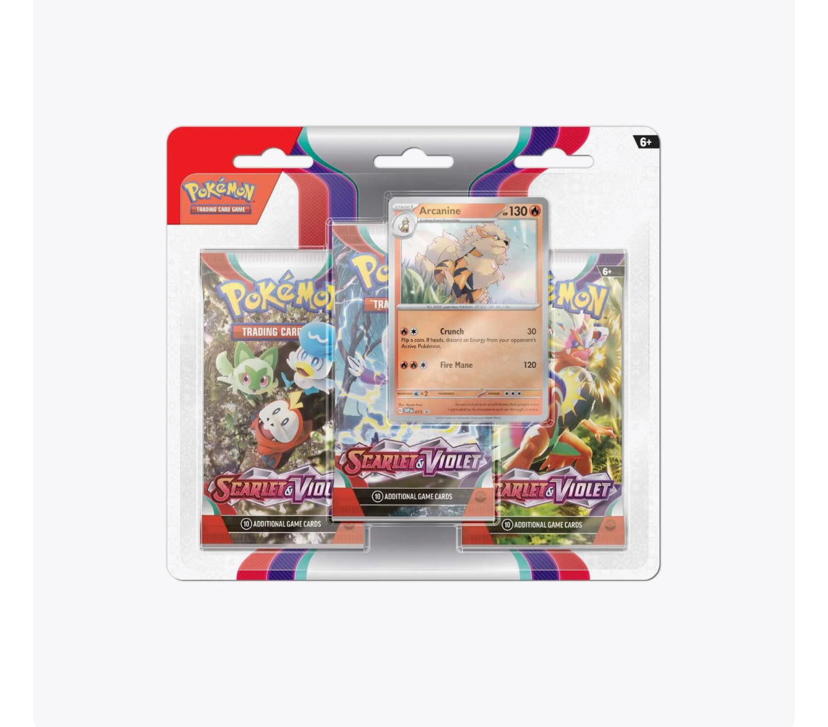 Pokémon TCG: Scarlet & Violet 3-Pack Blister – Base Set (random variant)