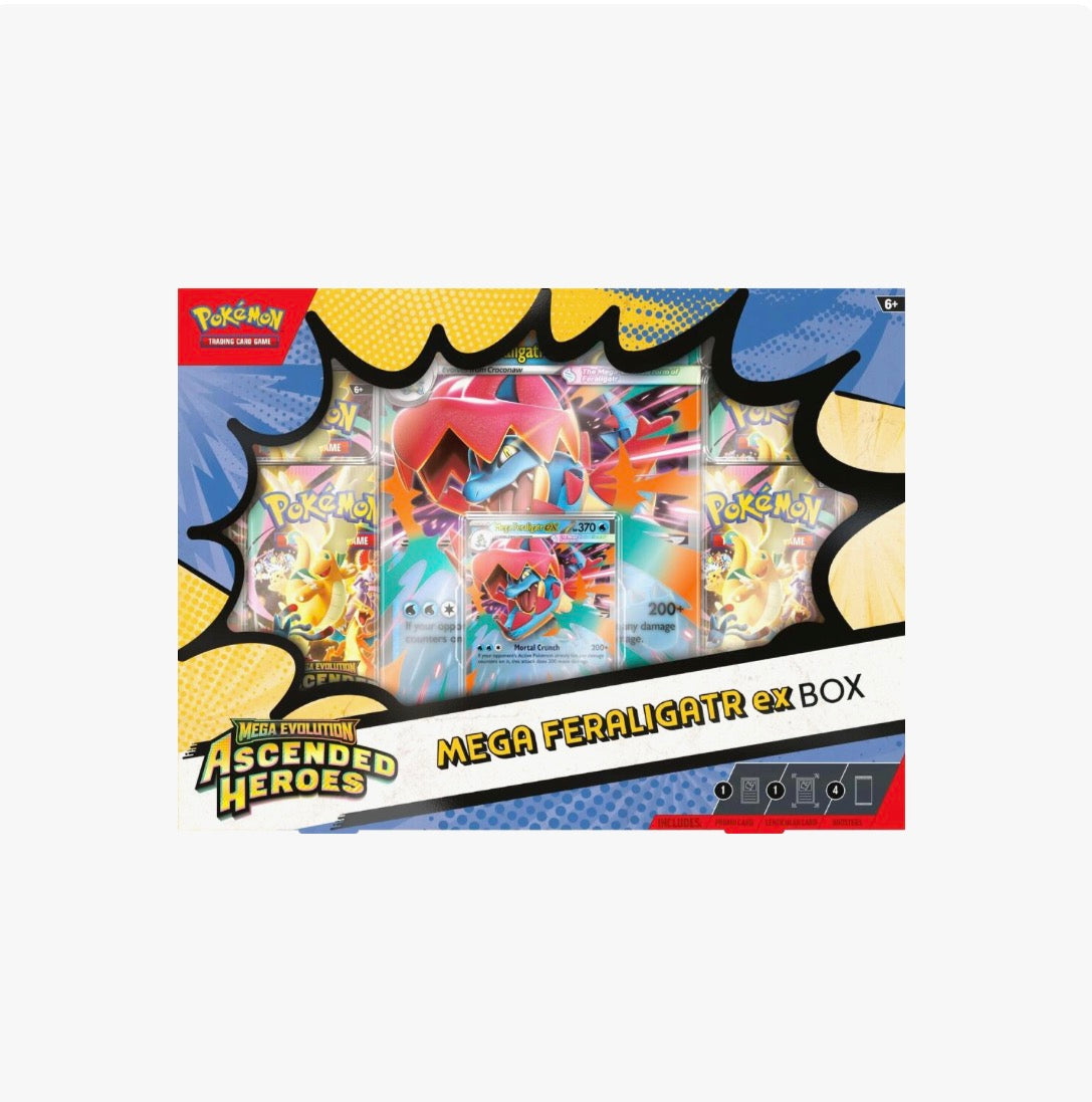 Ascended Heroes: Mega Meganium/Emboar/Feraligatr ex Box