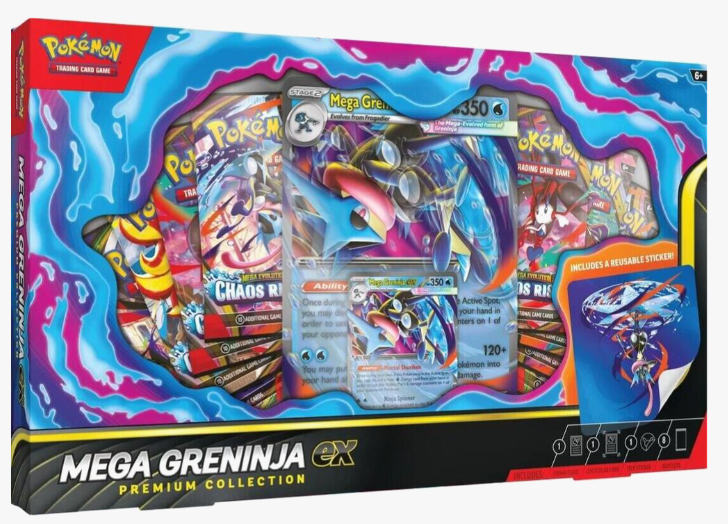 Pokemon TCG Mega Greninja ex Premium Collection
