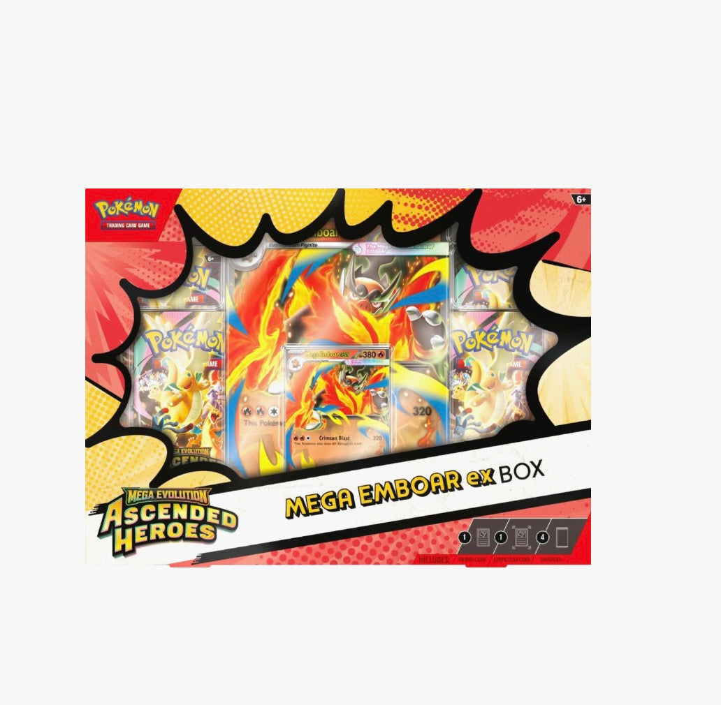 Ascended Heroes: Mega Meganium/Emboar/Feraligatr ex Box