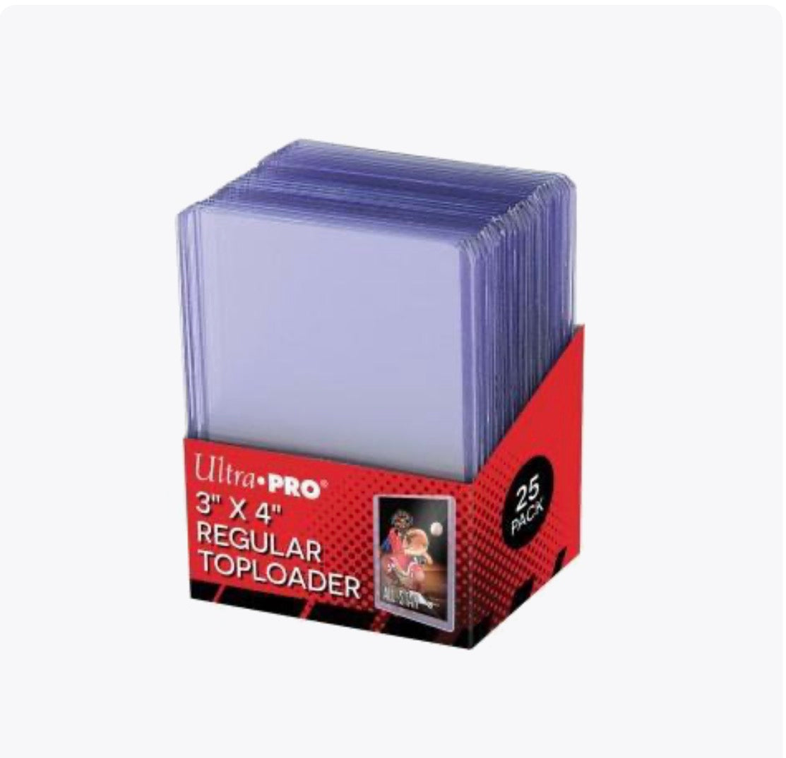 3" x 4" Clear Regular Toploader (25-Count) - Ultra Pro Toploaders
