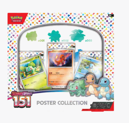 Pokémon SV: Scarlet & Violet 151 – Poster Collection Box