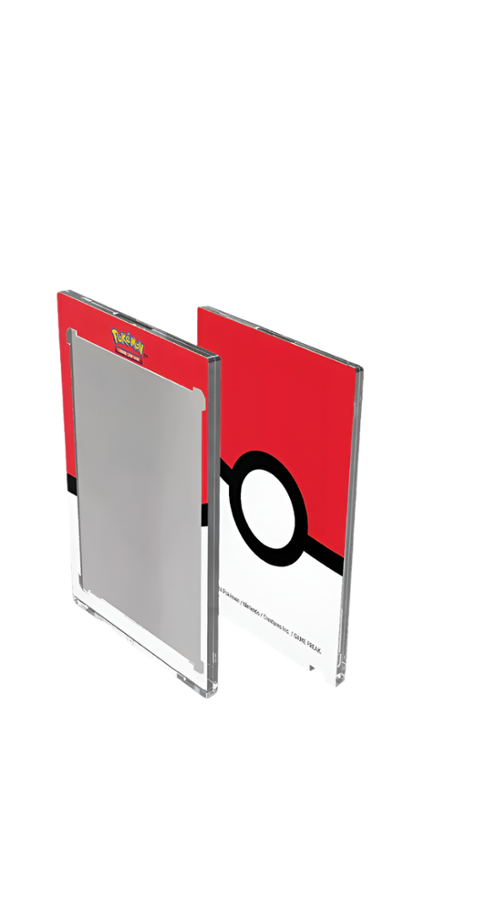 Single 35pt ONE-TOUCH Edge - Poké Ball Printed Magnetic Card Holder