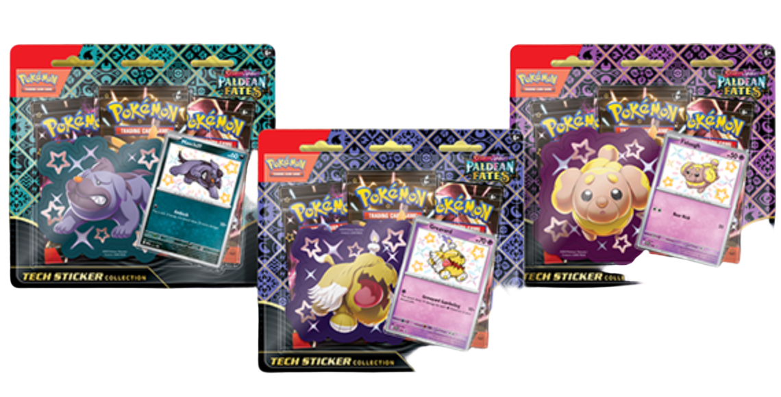 Pokémon - Paldean Fates Tech Sticker Collection 1 Random Variant (12=display)