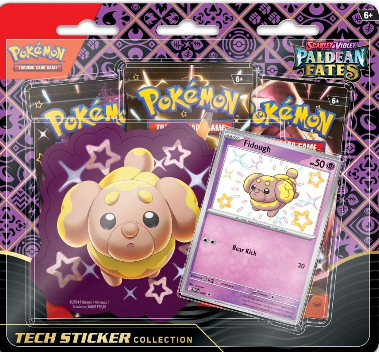 Pokémon - Paldean Fates Tech Sticker Collection 1 Random Variant (12=display)