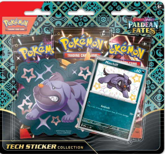 Pokémon - Paldean Fates Tech Sticker Collection 1 Random Variant (12=display)