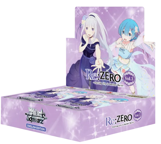 Weiss Schwarz: Re:ZERO -Starting Life in Another World- Vol. 3 English Booster Box